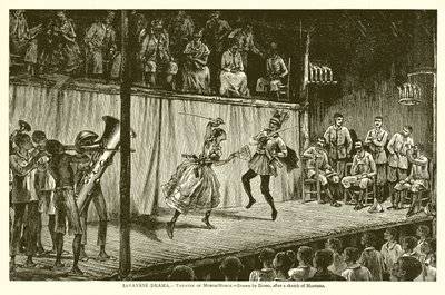Javanese Drama--Theater of Moros-Moros by English School