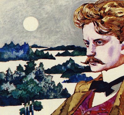 Jean Sibelius was born in Tavasterhus, Finland, in 1865 by English School