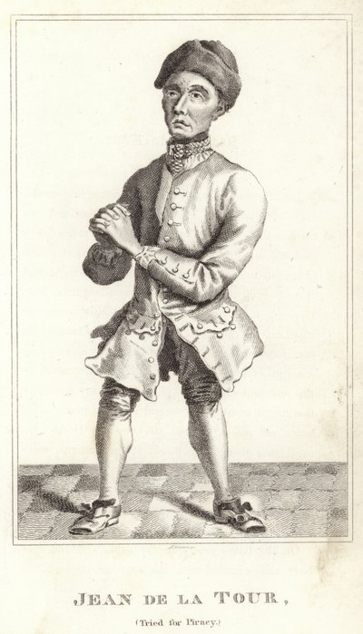 Jean de la Tour, Tried for Piracy by English School