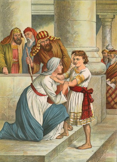 Jesus in the Temple by English School