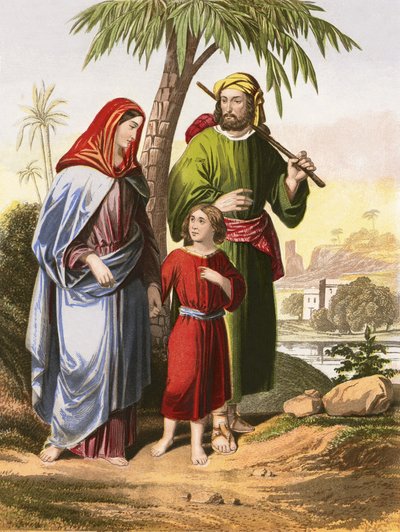 Jesus returning with his parents to Nazareth by English School