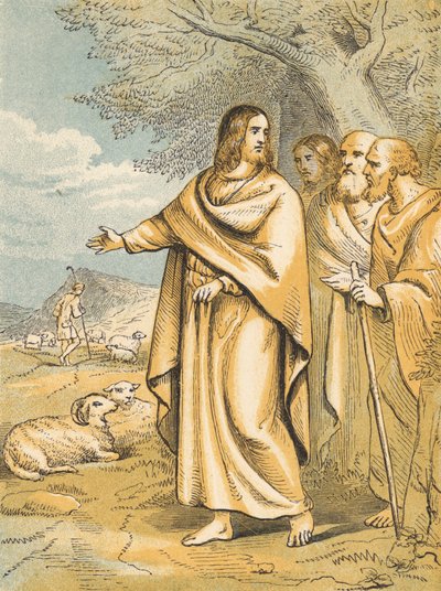 Jesus the Good Shepherd by English School