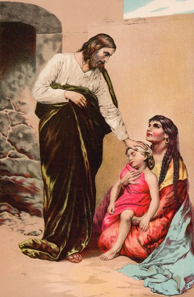 Jesus the Healer of All Ills by English School