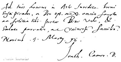 Joachim Camerarius by English School