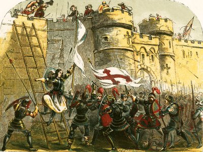 Joan of Arc at the Fortress of Tournelles by English School