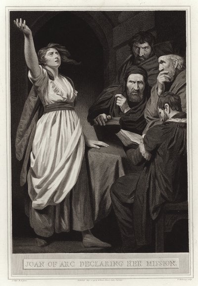 Joan of Arc Declaring Her Mission by English School