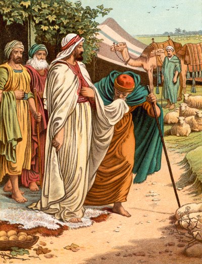 Job in his Prosperity by English School