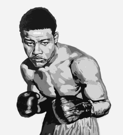 Joe Louis, world heavyweight champion for eleven years by English School