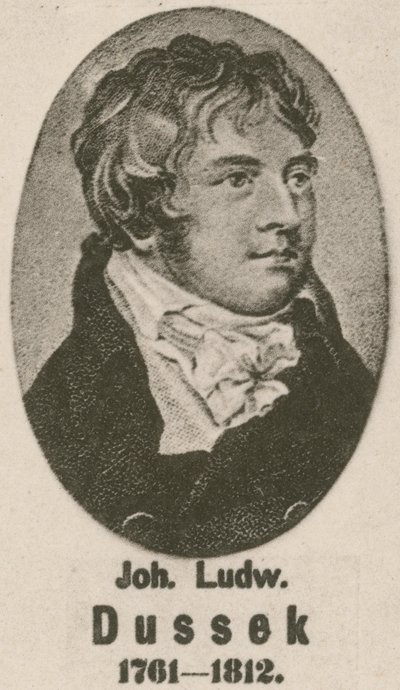 Johann Ludwig Dussek by English School