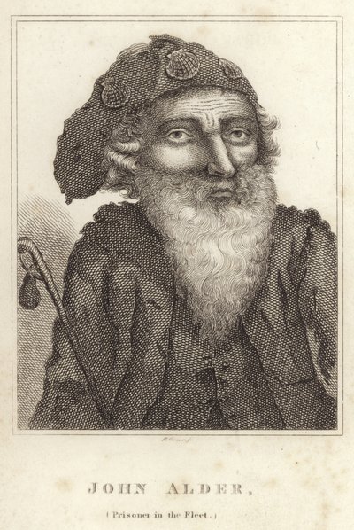 John Alder, Prisoner in the Fleet by English School