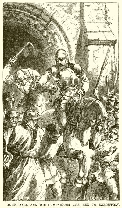 John Ball and his Companions are Led to Execution by English School
