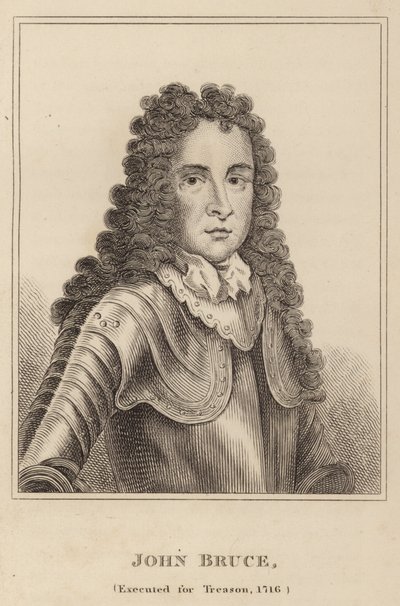 John Bruce, Executed for Treason, 1716 by English School