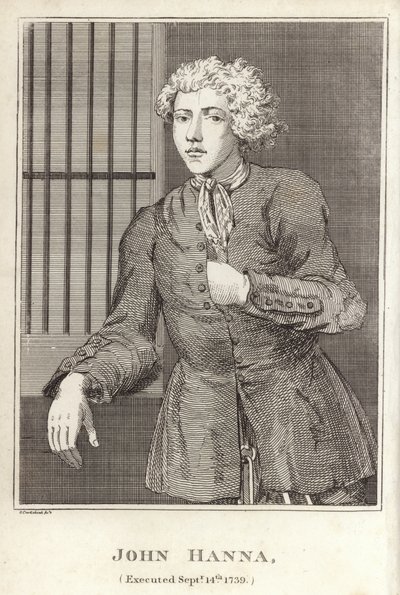 John Hanna, Executed 14 September 1739 by English School
