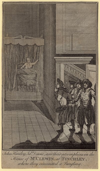 John Hartley, James Deane and their accomplices in the house of Mr Clewin by English School