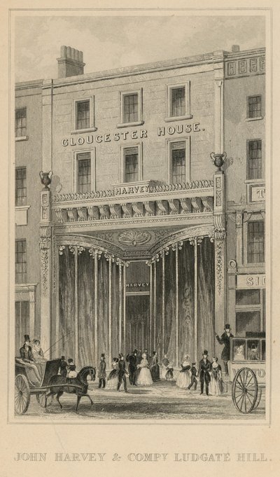 John Harvey and Company, Ludgate Hill by English School
