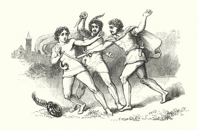 John Keats: Illustration for Isabella by English School