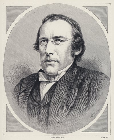 John Ker, DD (engraving) by English School