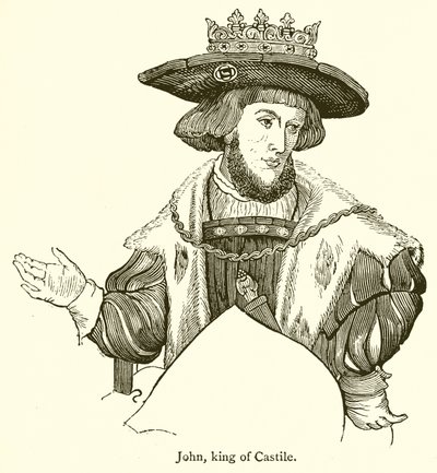 John, King of Castile by English School