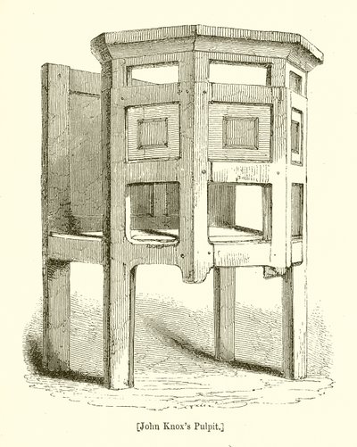 John Knoxs Pulpit by English School