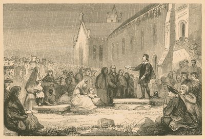John Livingston preaching at the Kirk of Shotts by English School