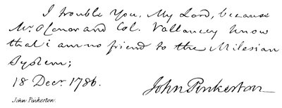 John Pinkerton by English School