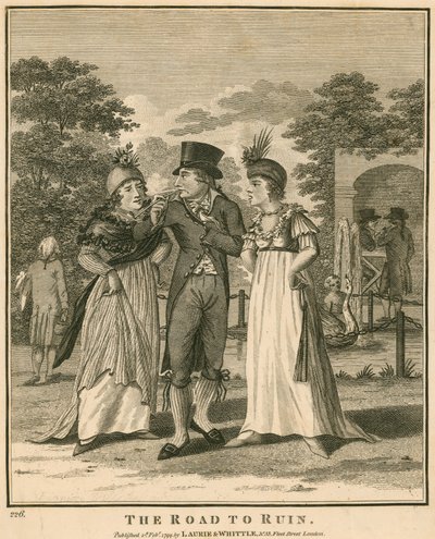 John Rann, aka Sixteen String Jack the highwayman by English School