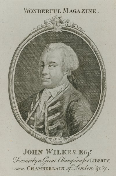 John Wilkes, formerly a great champion of liberty, now Chamberlain of London by English School