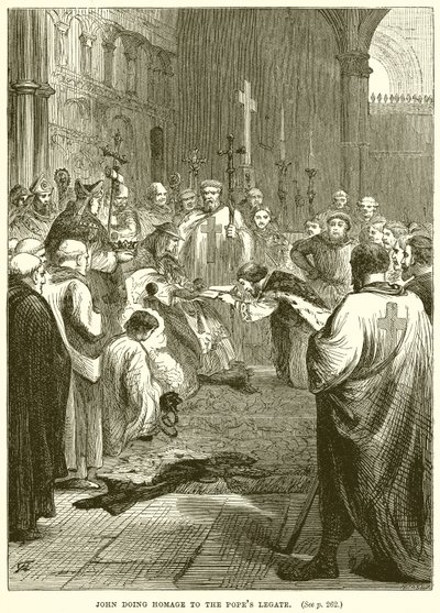 John Doing Homage to the Pope