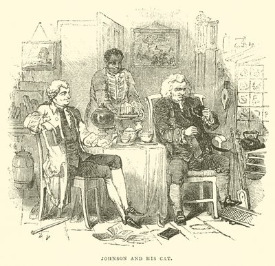 Johnson and His Cat by English School