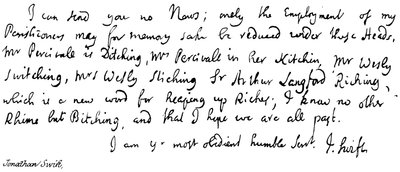Jonathan Swift by English School