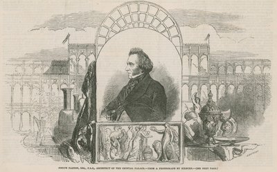 Joseph Paxton, Architect of the Crystal Palace by English School