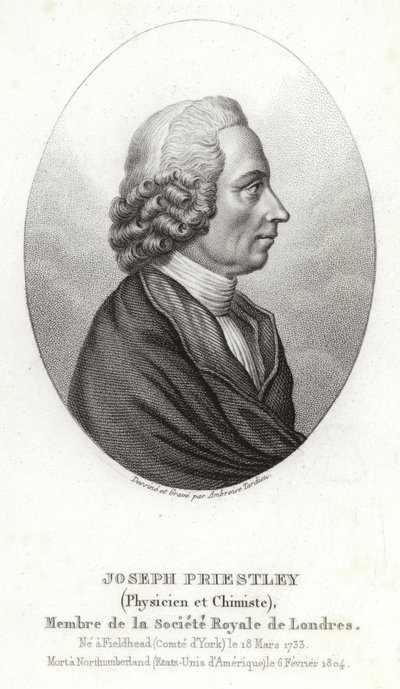 Joseph Priestley by English School