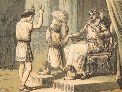 Joseph Before Pharaoh by English School