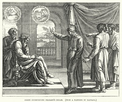 Joseph interpreting Pharaoh