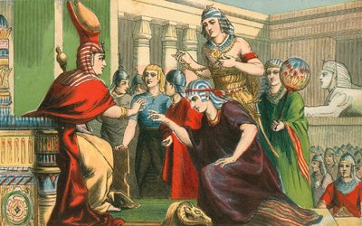 Joseph Made Ruler Over the Land of Egypt by English School