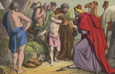 Joseph Sold by His Brethren by English School