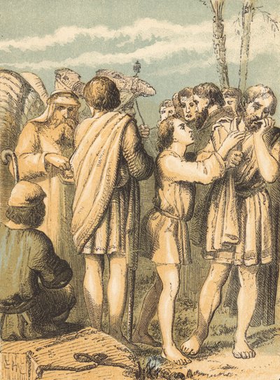 Joseph sold by his Brethren by English School
