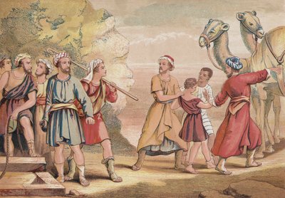 Joseph Sold into Egypt by English School