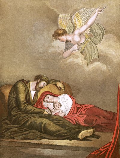 Joseph warned to fly into Egypt by English School