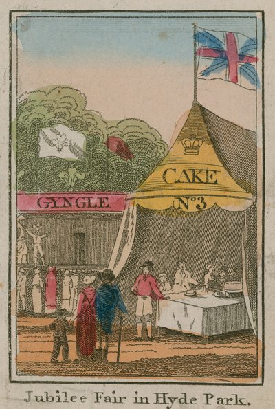 Jubilee Fair in Hyde Park, 1814 by English School