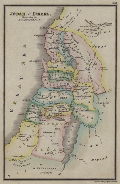 Judah and Israel, Illustrating the Books of Kings by English School