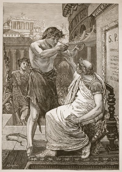 Julius Caesar Refusing the Crown Offered by Anthony by English School