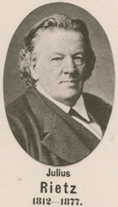Julius Rietz (engraving) by English School