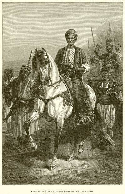 Kara Fatima, the Kurdish Princess, and Her Suite by English School