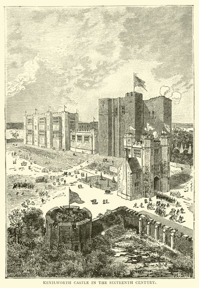 Kenilworth Castle in the sixteenth century by English School