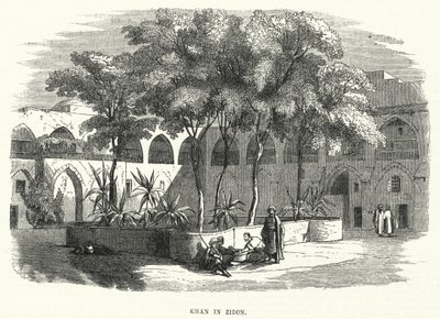 Khan in Zidon (engraving) by English School