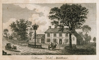 Kilbourn Wells, Middlesex by English School