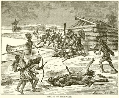 Killing of Thorwald by English School