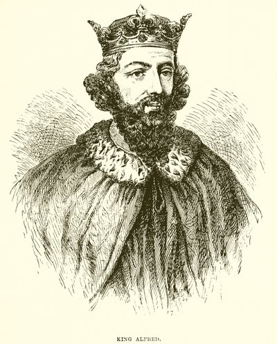King Alfred by English School