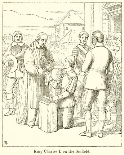 King Charles I on the Scaffold by English School